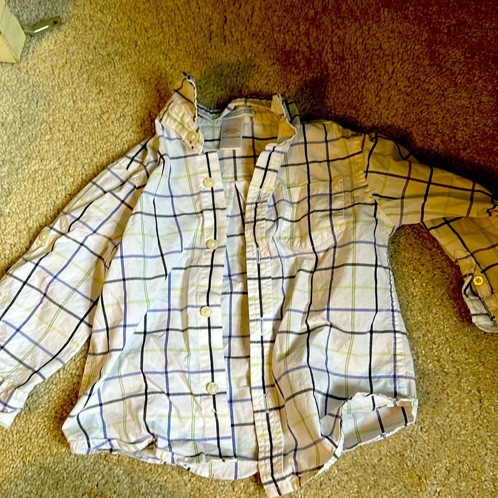 Janie and jack button down 18-24m